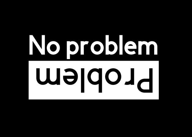 Problem/No Problem Decal